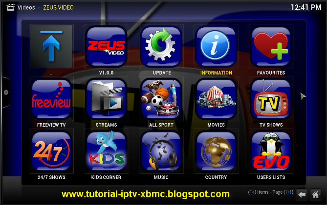 Zeus Kodi Addon Zip Download