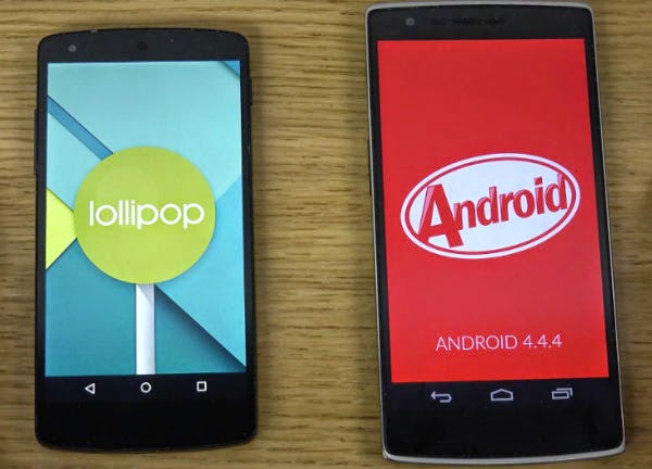 Android KitKat Vs Lollipop: أهم الفروقات الرئيسية التي يجب ان تعرفها