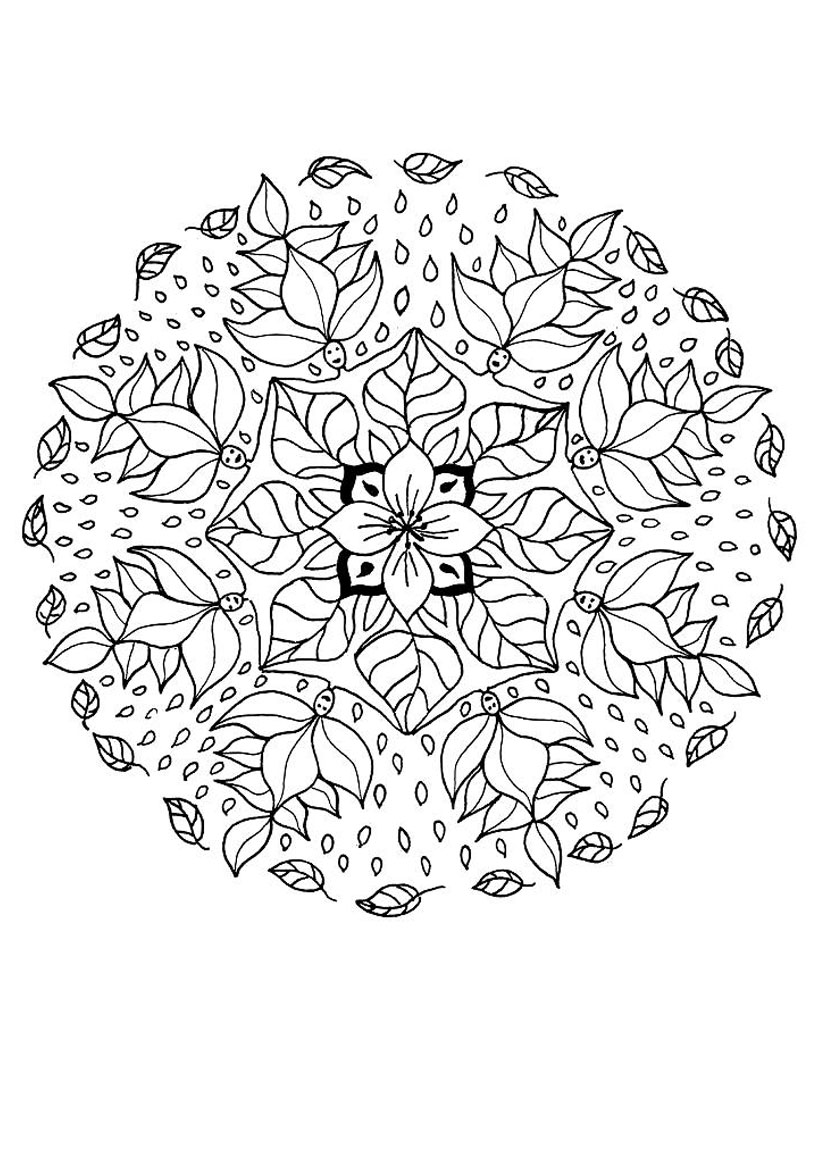 mandala coloring pages meaning of flowers - photo #16
