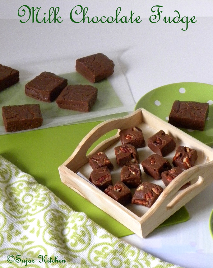 Sujas Kitchen Easy Milk Chocolate Fudge