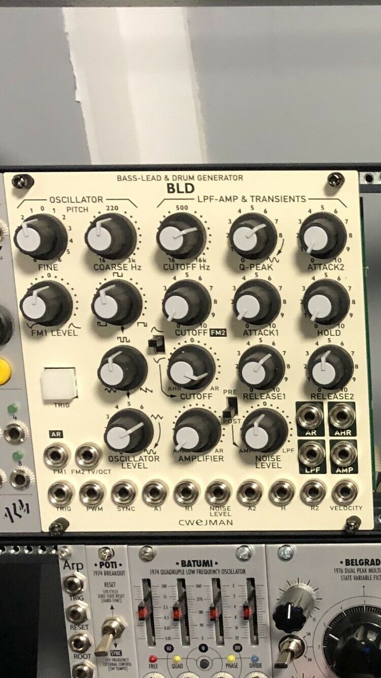 MATRIXSYNTH Cwejman BLD BassLead & Drum Generator Eurorack Module