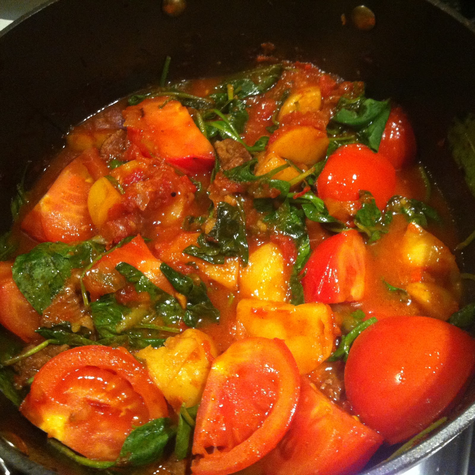 Hairy Dieters' Lamb, Potato and Spinach Curry Laws of the Kitchen