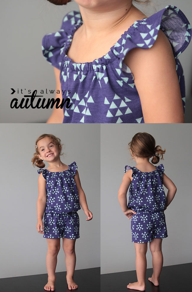 flutter sleeve romper baby