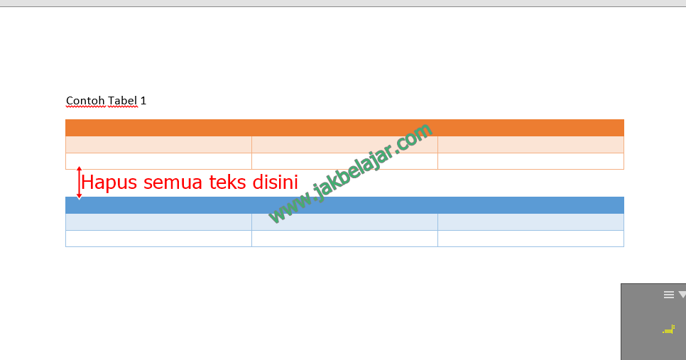 Cara Menggabungkan Dua Tabel Pada Word Jak Belajar