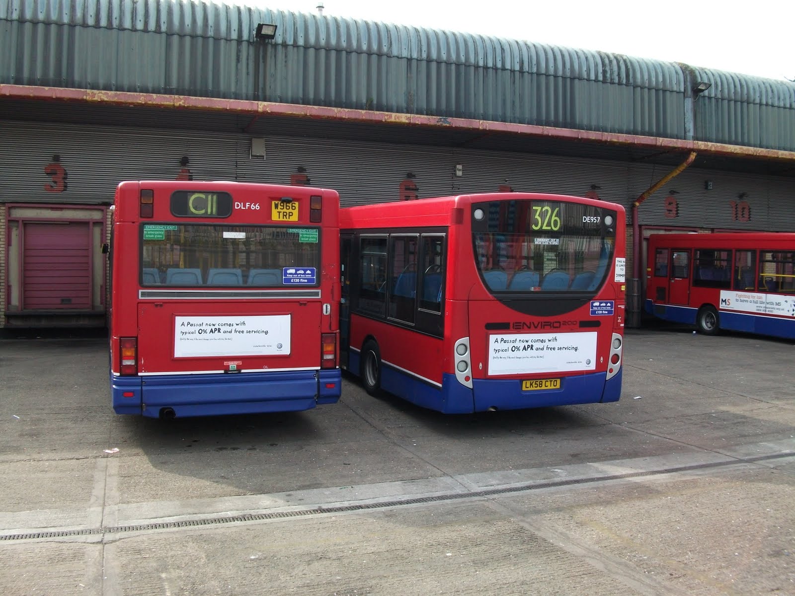 The Circle of London Metroline Perivale West Garage [PA] 24 April 2010