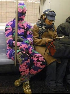 Gente rara en el metro