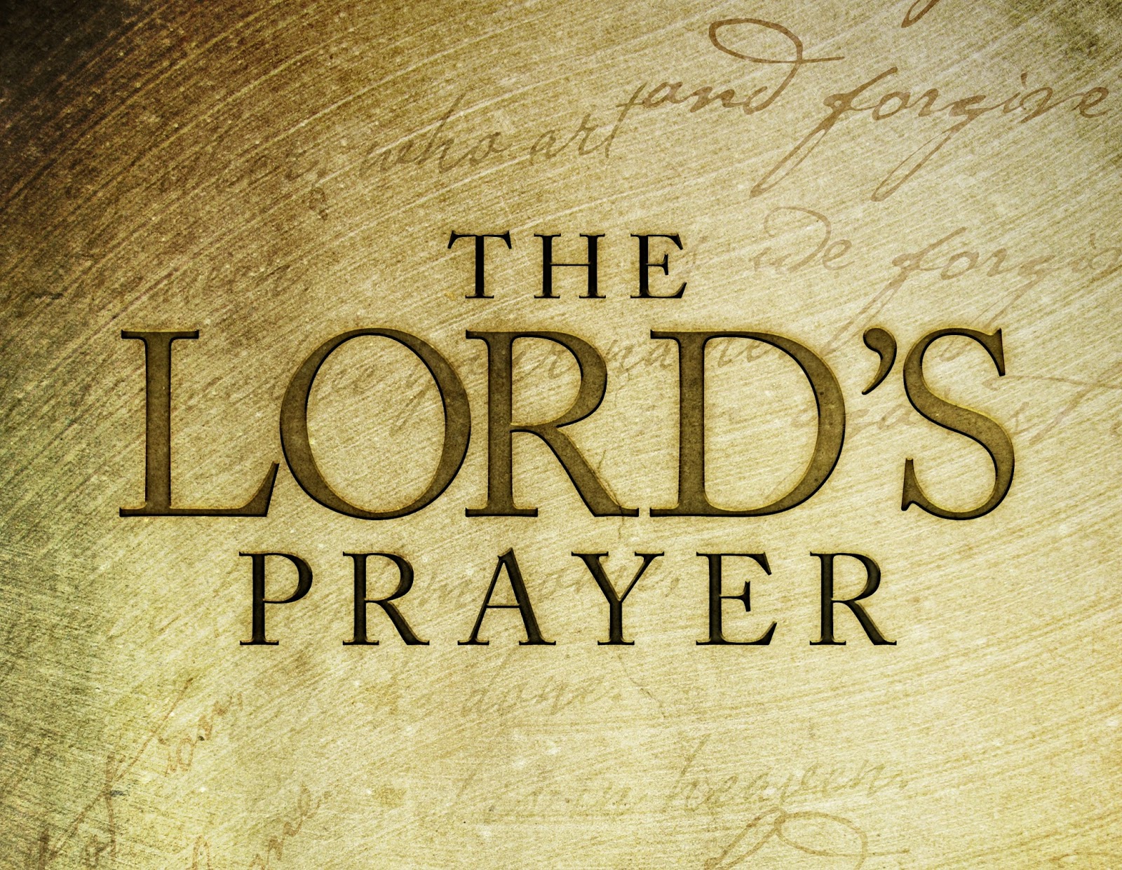 Is The Lord S Prayer A Prayer