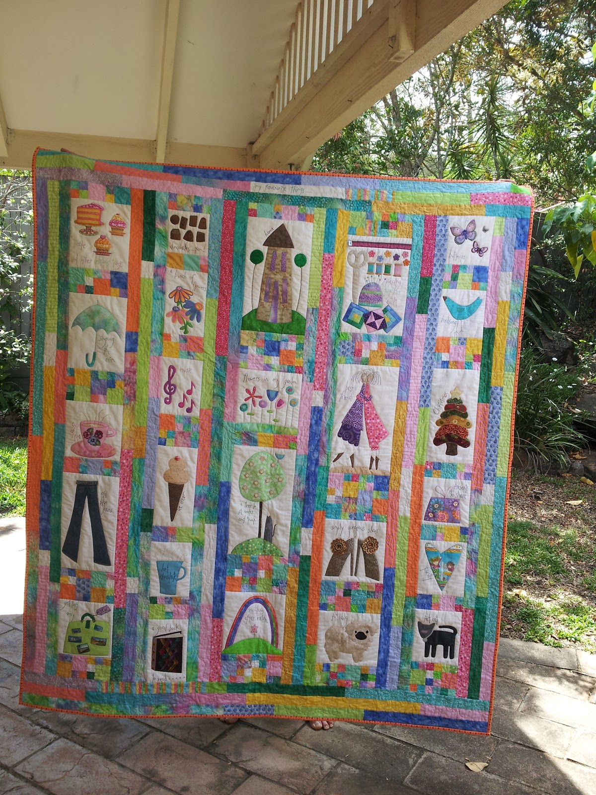 Susan's Sewing Space My Favourite Things Quilt