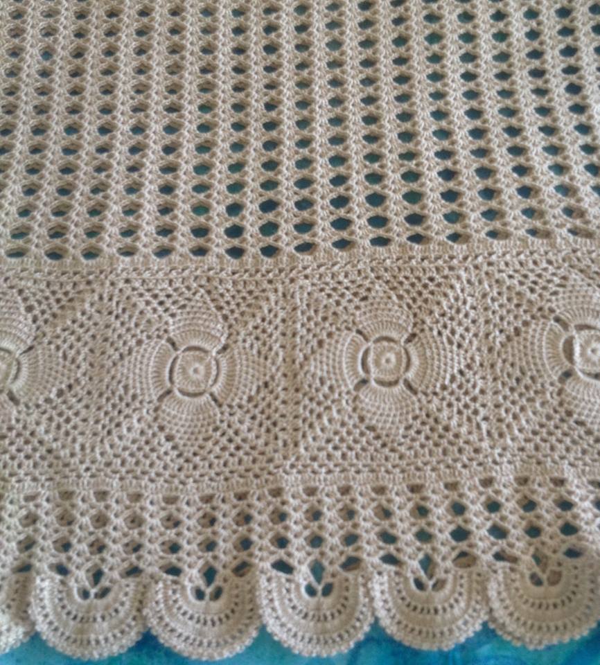 saia russa de croche