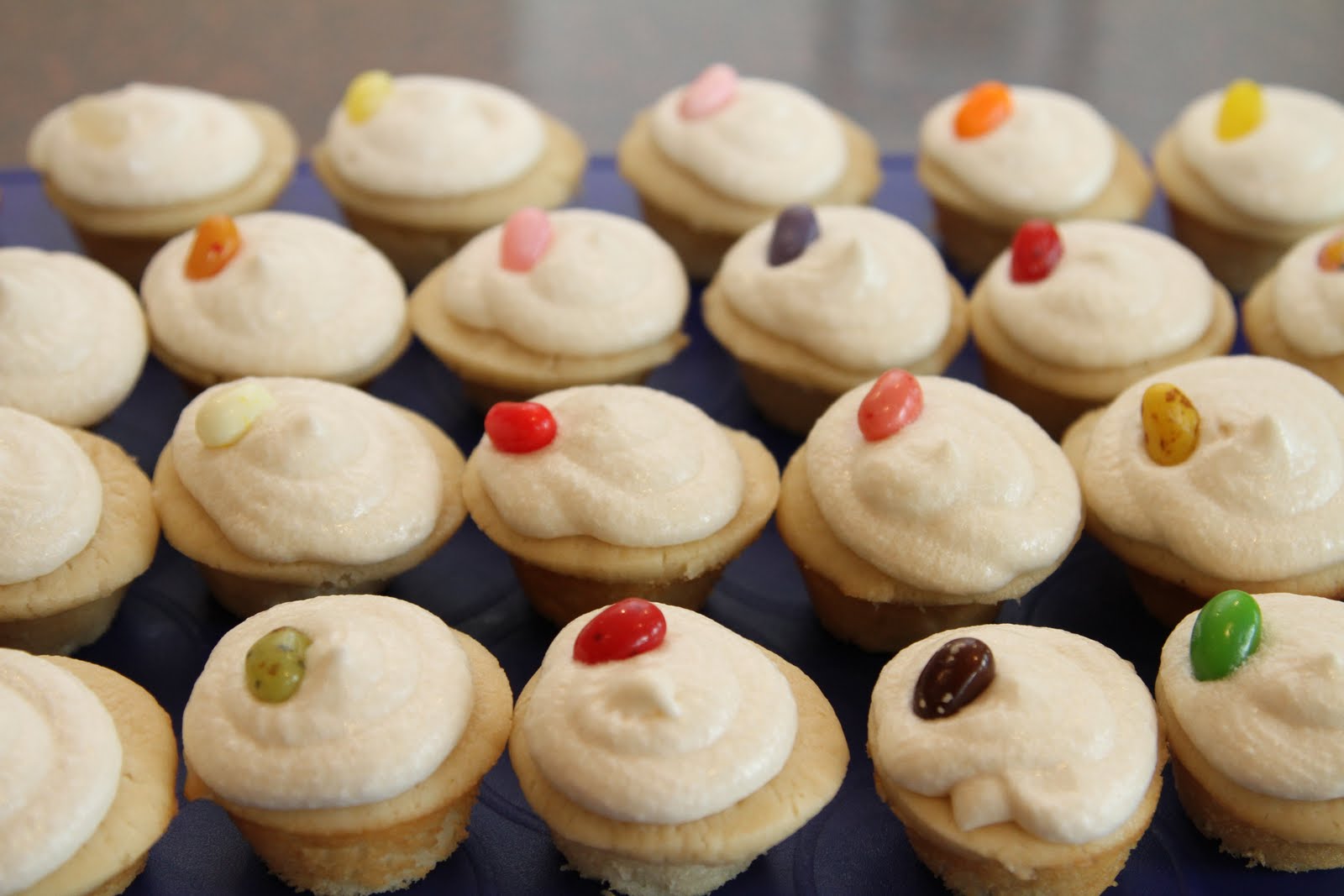 TaraGay's Yummies! Mini Sour Cream Pound Cake Cupcakes with Buttercream Frosting