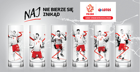 Odbierz GRATIS jedną z 6 szklanek z piłkarzami reprezentacji Polski Konkurs