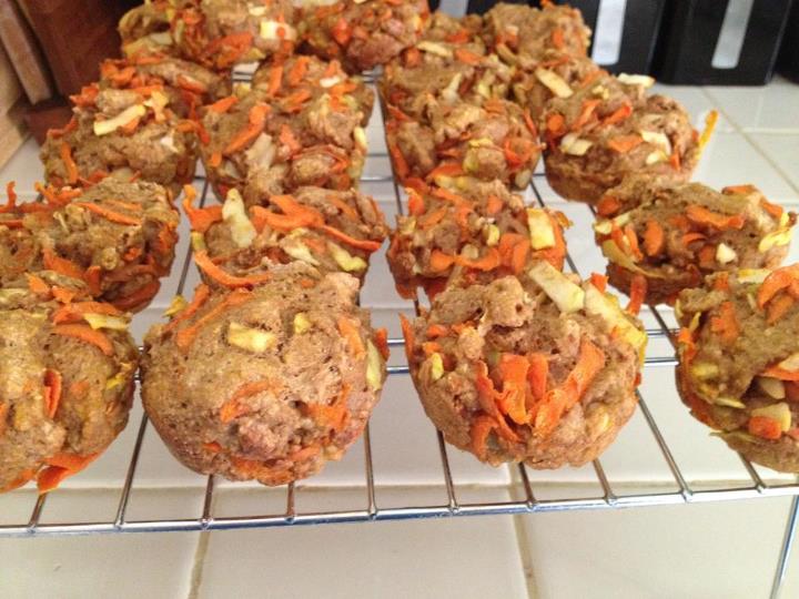 Healthy Living by Lauren Carrot Apple Almond Muffins