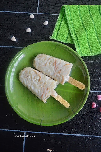 Semiya Paal Ice Recipe | Vermicelli Milk Popsicles