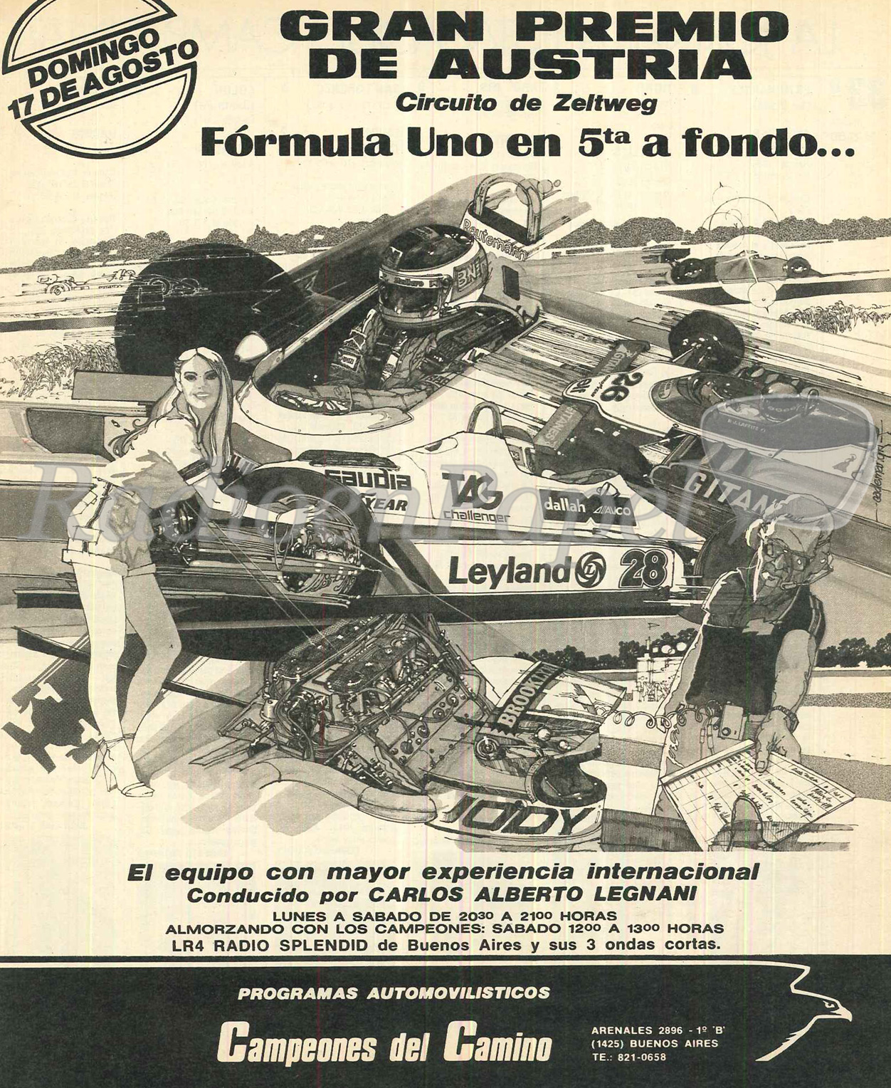 AM 990 Campeones Radio en Papel. Archivo Gráfico de Radio