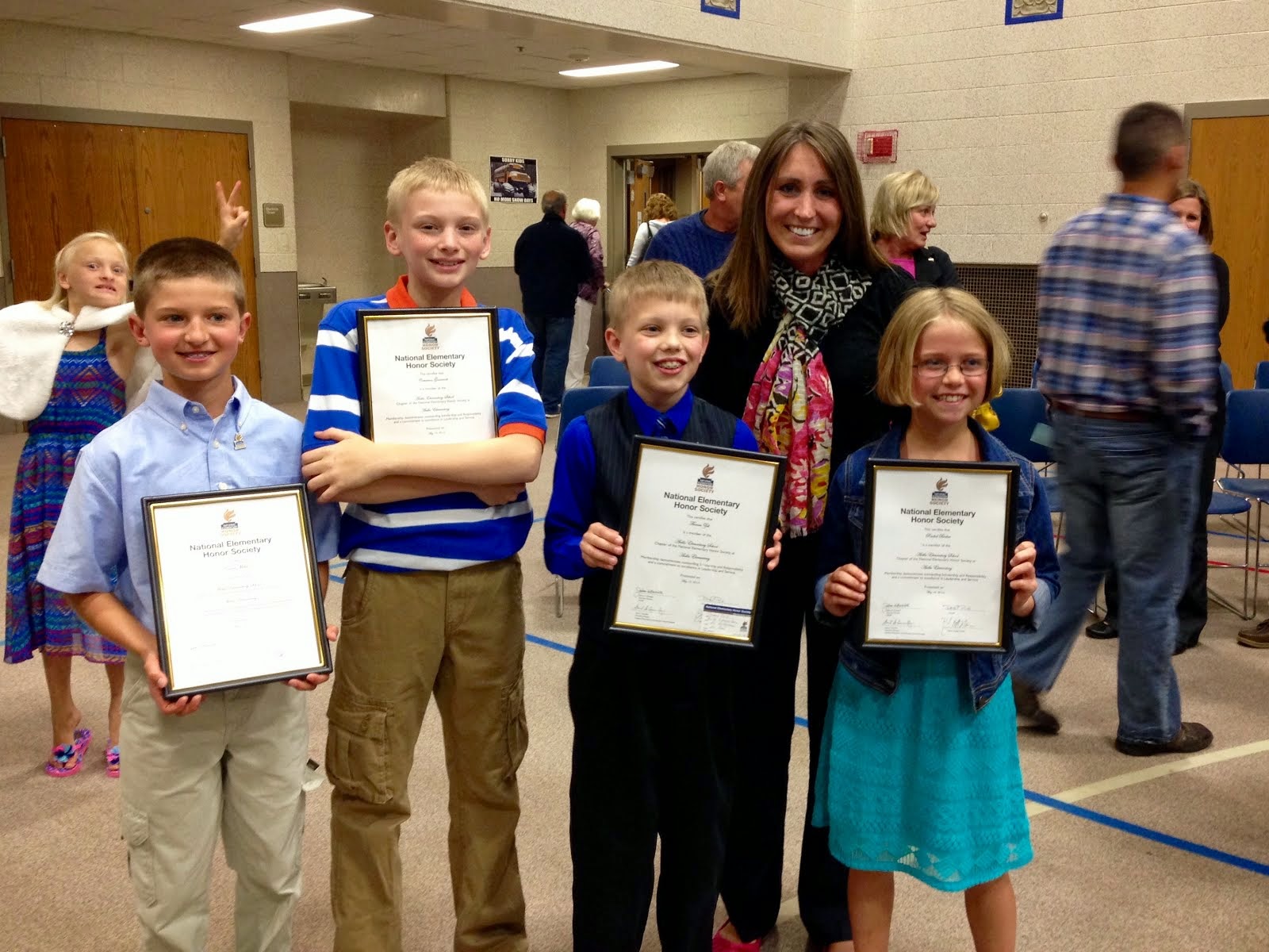 Avilla 4th Grade Hoosiers Avilla National Elementary Honor Society Induction Ceremony