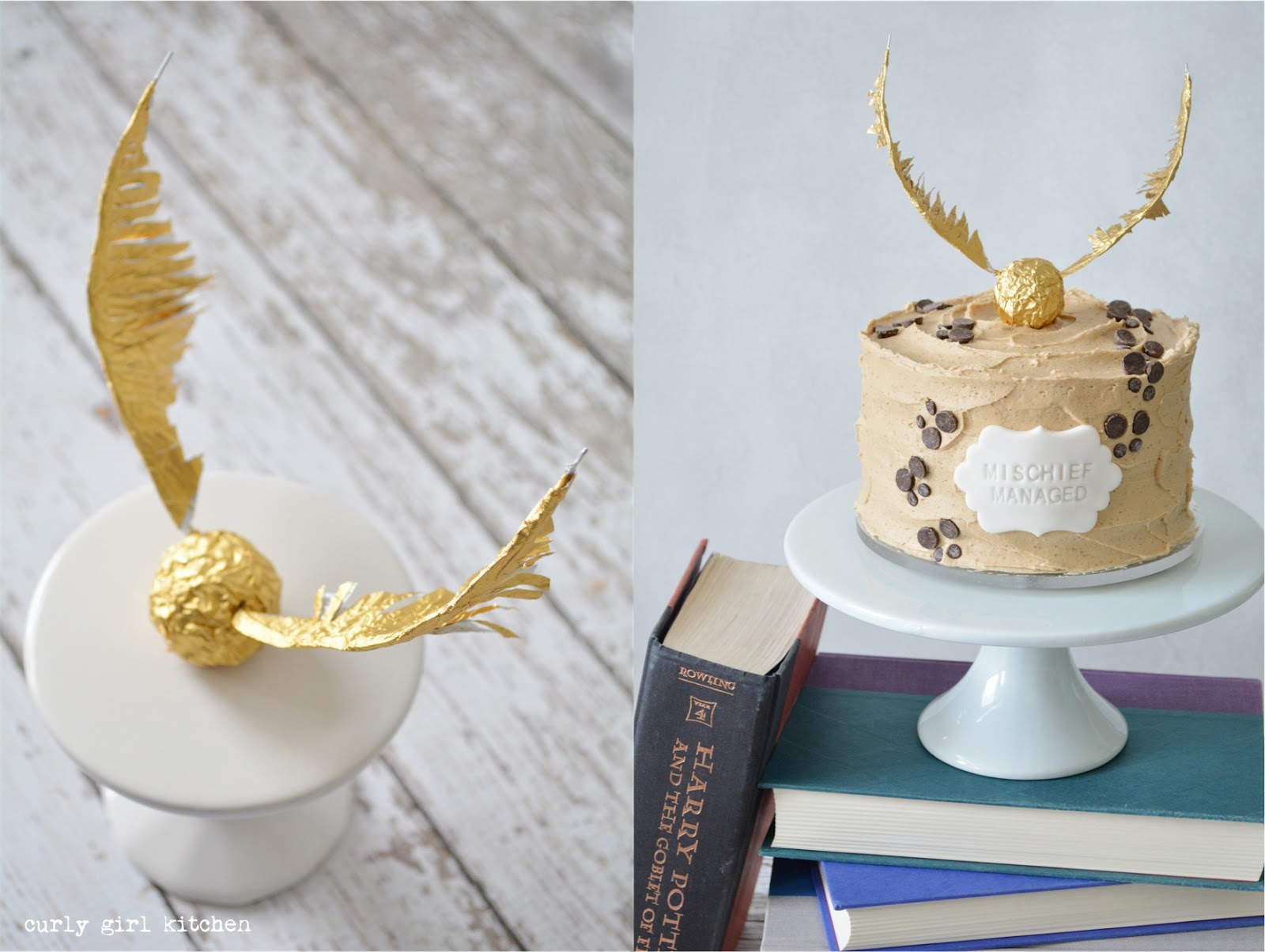 Curly Girl Kitchen Harry Potter Cake