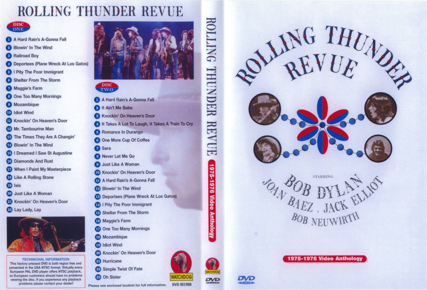 RockConcert2010 Bob Dylan Rolling Thunder Revue 19751976 (2 DVD) jpg (1471x1000)