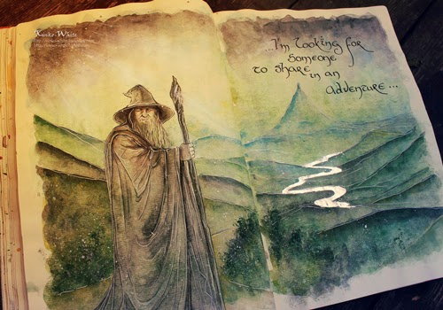 00-Front-Page-Kinko-White-The-Hobbit-Watercolors-www-designstack-co