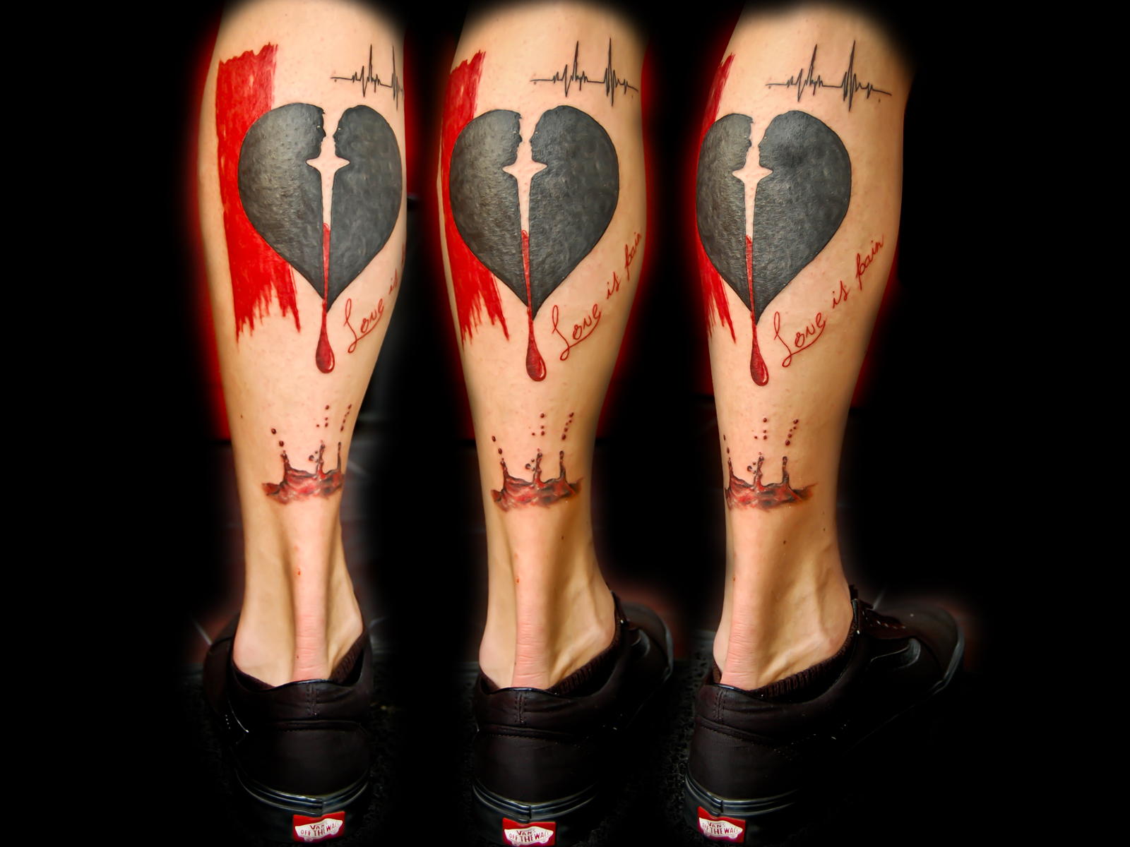 Love Pain Tattoo