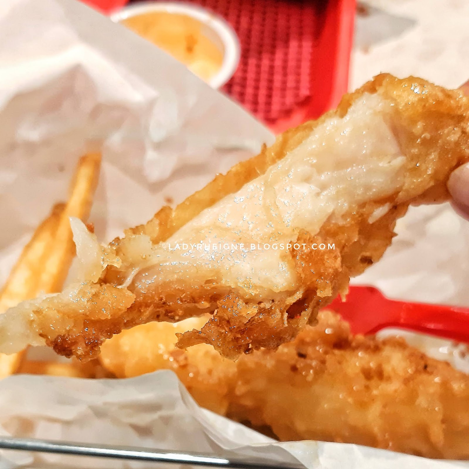 My Favorite Bonchon Soy Garlic Fish and Chips Boxed Meal I am Lady Rheigne