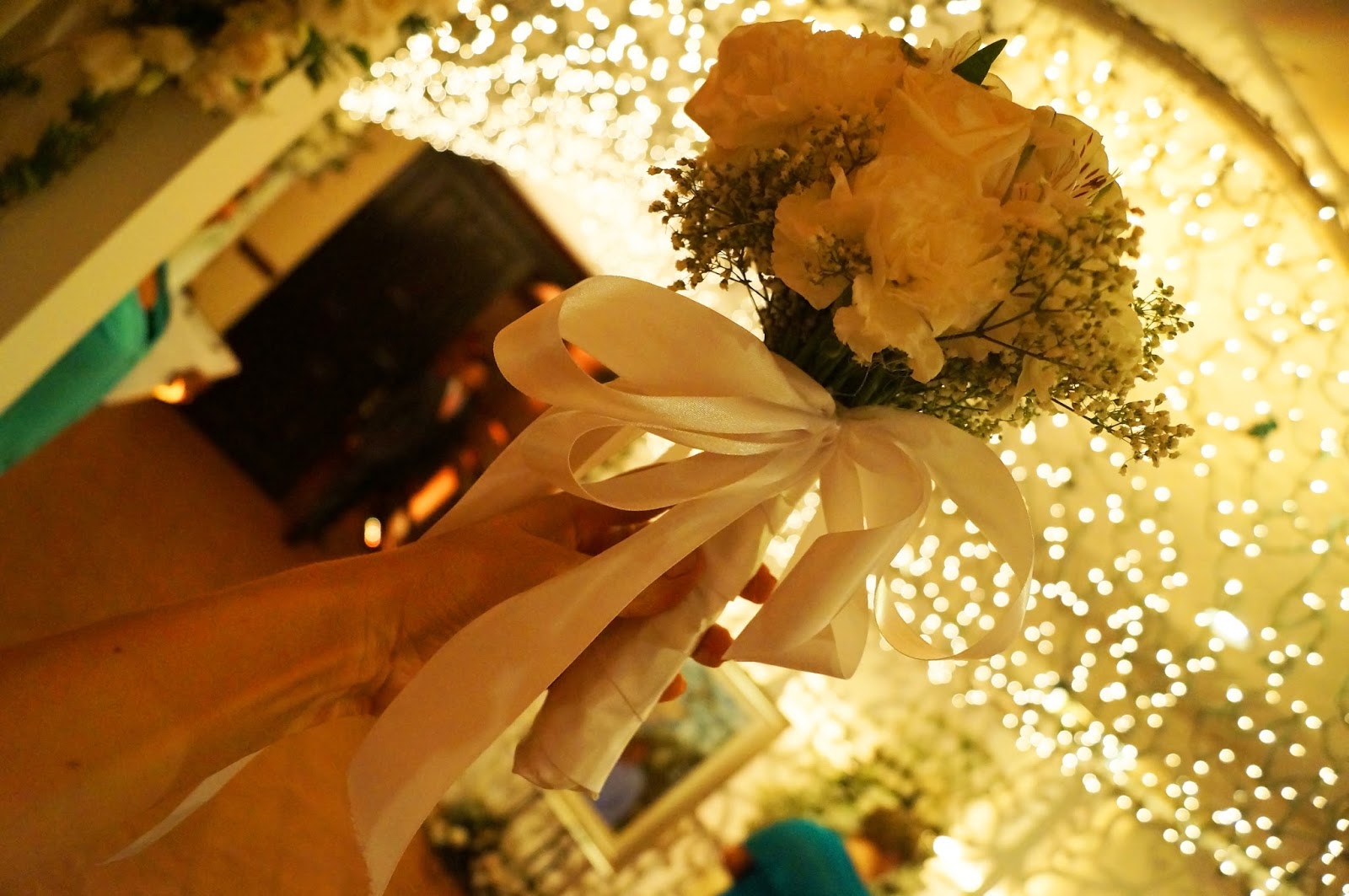Simple White Wedding Bouquet