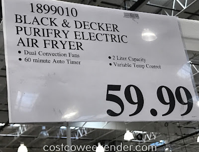 Deal for the Black & Decker Purify 2L Capacity Air Fryer at Costco