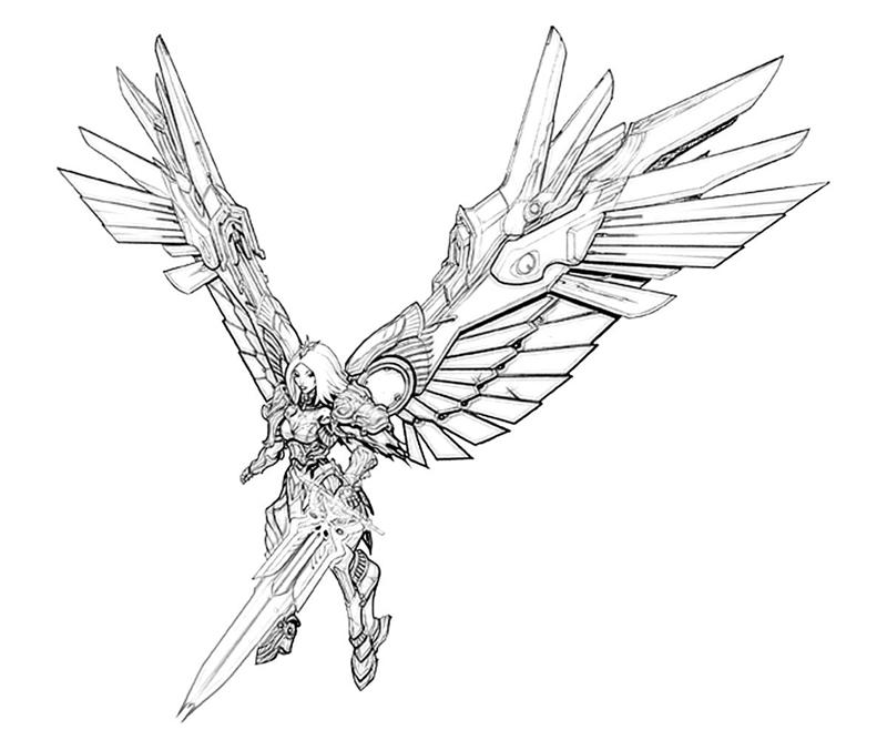 dark angel coloring pages - photo #36