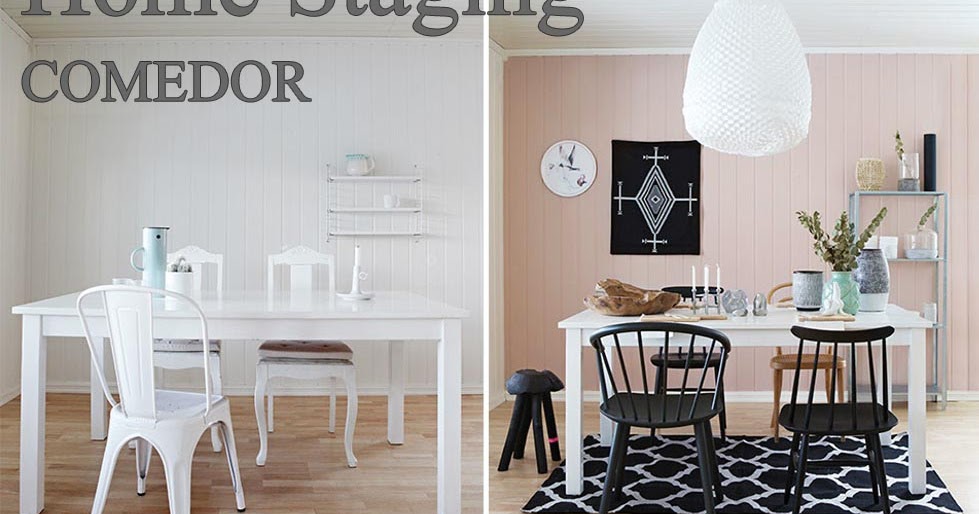 Home staging de un comedor | Decoración Patri-Blanco