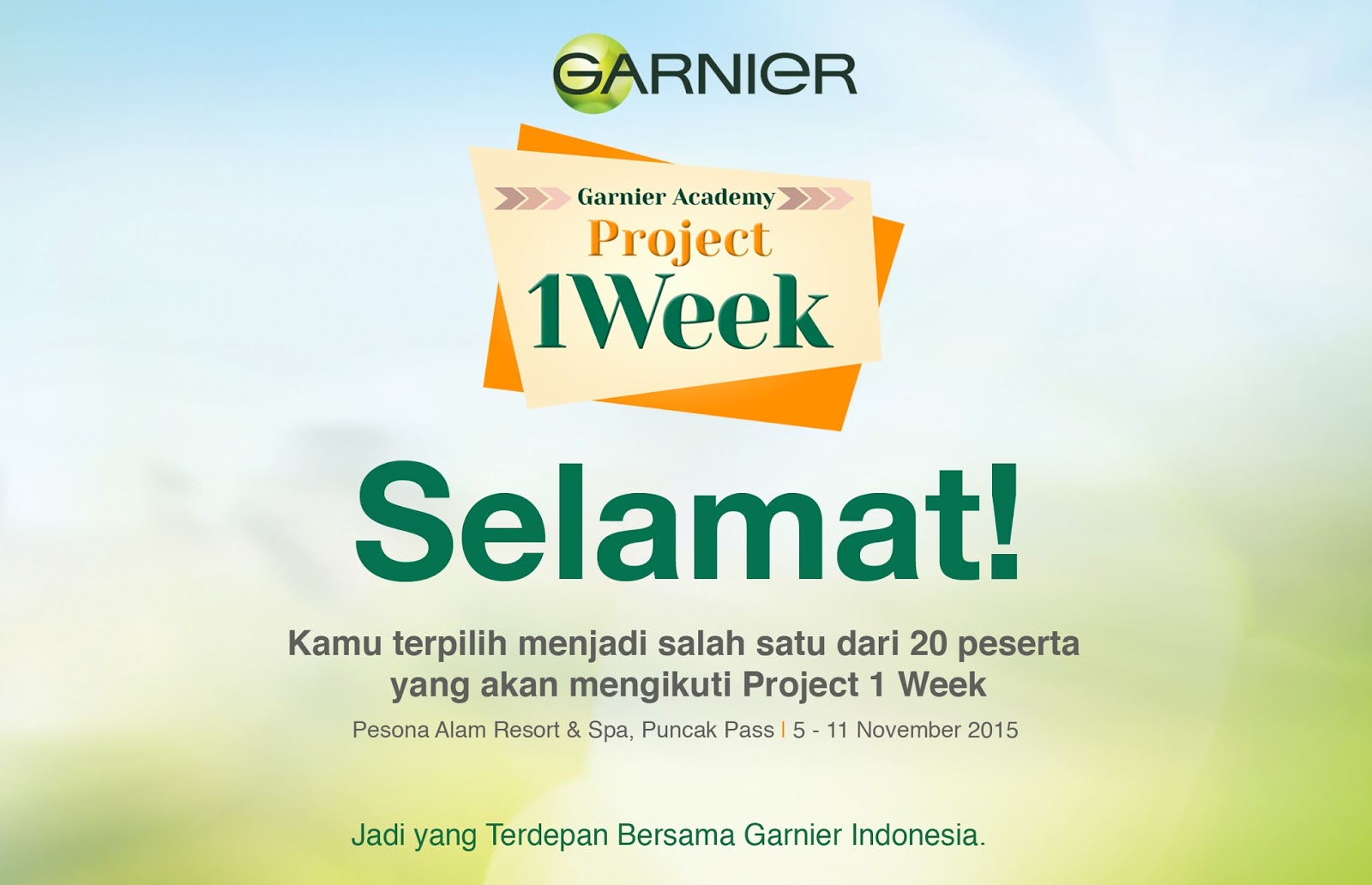 Alumni Garnier Academy Project 1 Week