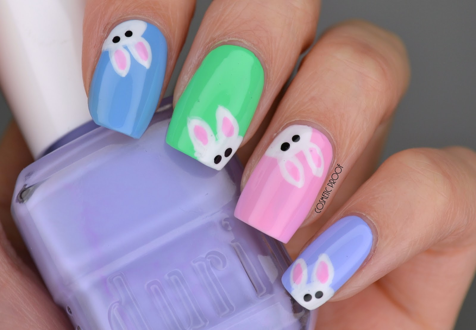 9. Easter Bunny Nail Design - wide 6