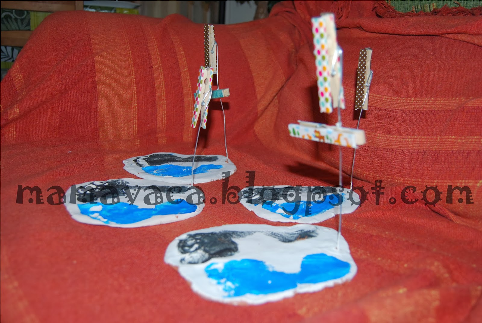 Mamá Vaca Marcos de fotos con pies / Picture frames with feet