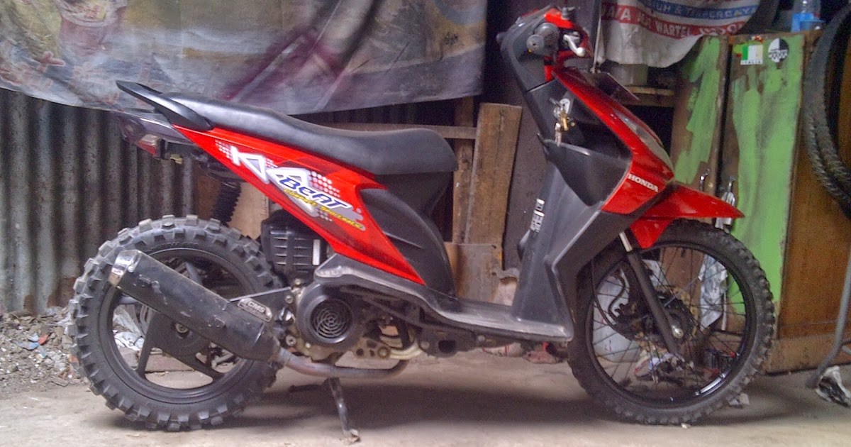 Modifikasi Trail Honda Beat - Opening n