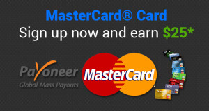 Master Card Sign Up Now and Earn $25