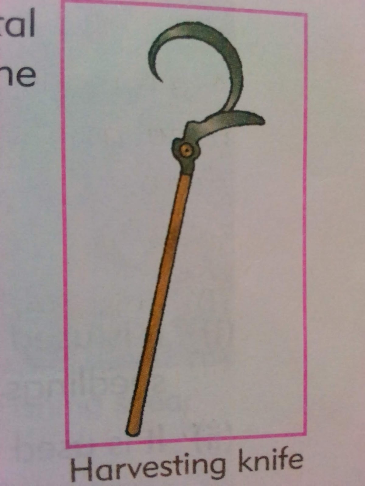 Open Learning Centre Simple Farm Tools And Agricultural Implements Farm Tools