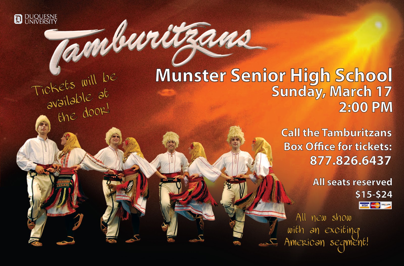 Lake Michigan Rusyns DUQUESNE TAMBURITZANS COMING TO NORTHWEST INDIANA