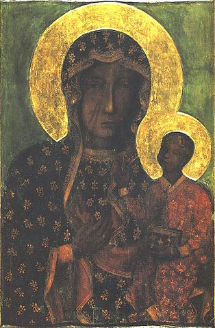 La Virgen María de Częstochowa Polonia atribuida al evangelista San Lucas