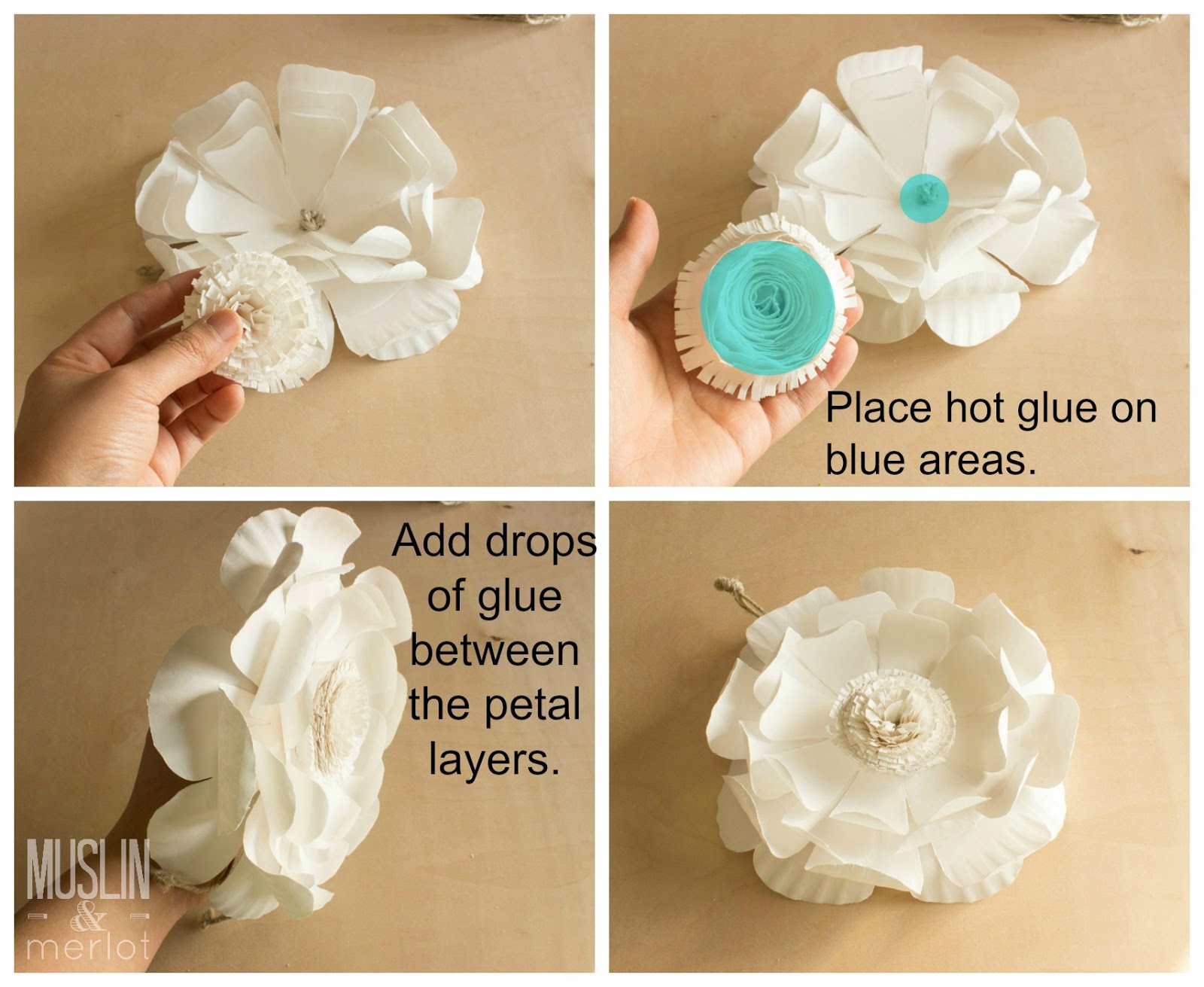 Paper plate flower tutorial!