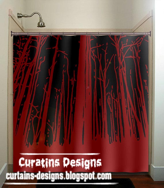 Ways To Hang Curtains Black and Burgundy Sho