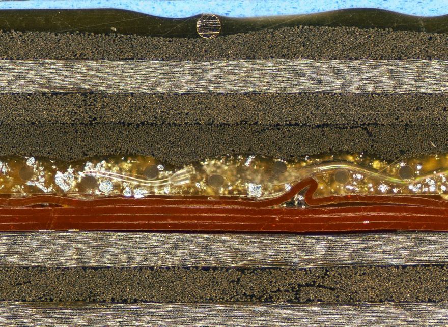 2016 Nikon Macro Photo Contest Winners Show The World Like You’ve Never Seen Before - Cross-Section Through A Multi-Layered Carbon-Fiber Reinforced Composite Structure For Defect Analysis