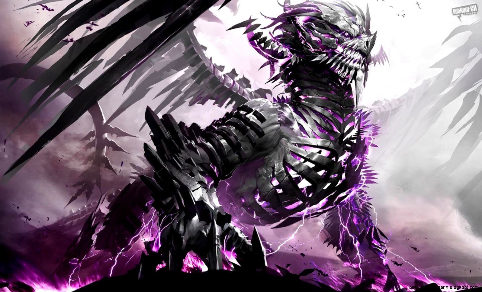 Purple Lightning Dragon Wallpapers Purple Lightning Dragon