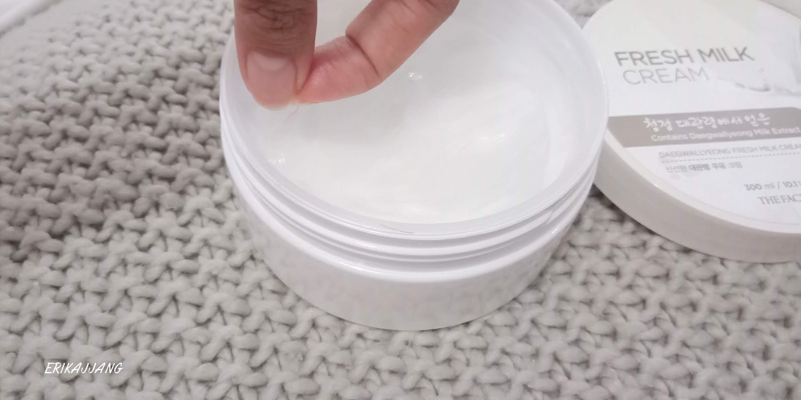 The Face Shop Daegwallyeong Fresh Milk Cream.