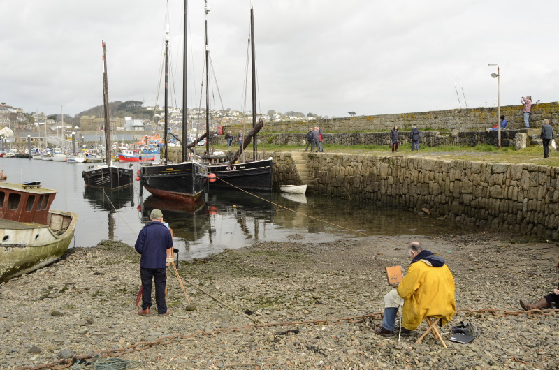 Through the Gaps! - Newlyn Fishing News: Painting Party on the Quay ...