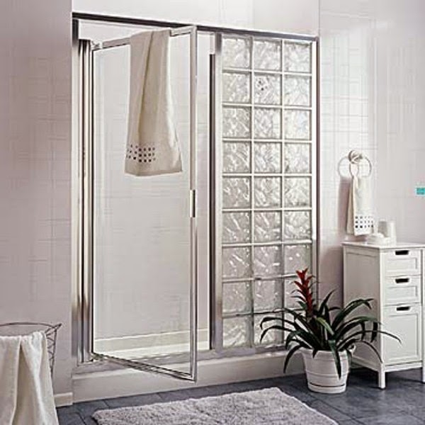Glass blocks for shower – 44 great pictures!
