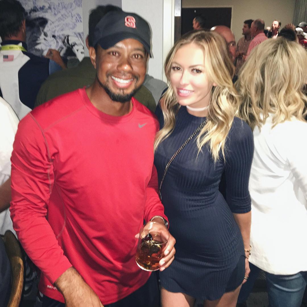 Tiger Woods drank while Paulina Gretzky wore a see through dress | Bob ...