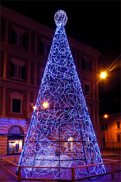 Christmas tree, piazza Cavour, Livorno