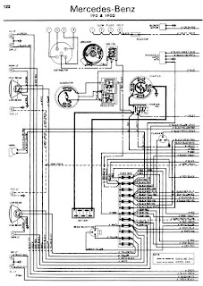 repair-manuals: Mercedes-Benz 190D 1962-1970 Wiring Diagrams dodge journey 2009 manual fuse box diagrams 