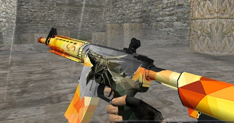 Skin M4A4 - Hell Raiser - HD CS 1.6 - CS Revo!
