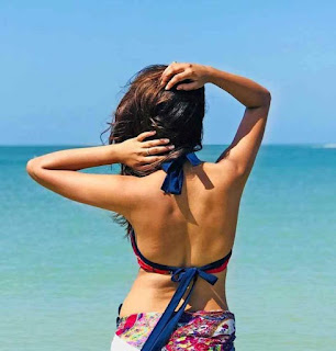 Telugu TV Actress Varshini Sounderajan Picture Shoot In Beach (3)