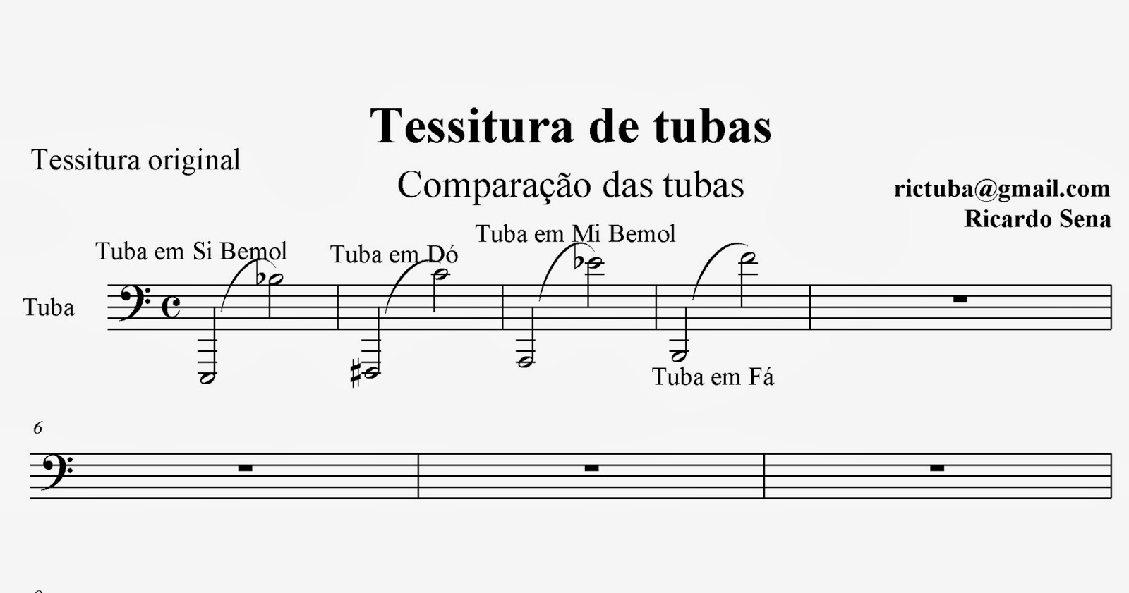 Tocando Tuba e Eufônio Qual é a tuba mais grave?