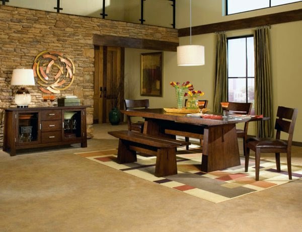 Interesting examples for modern solid wood table